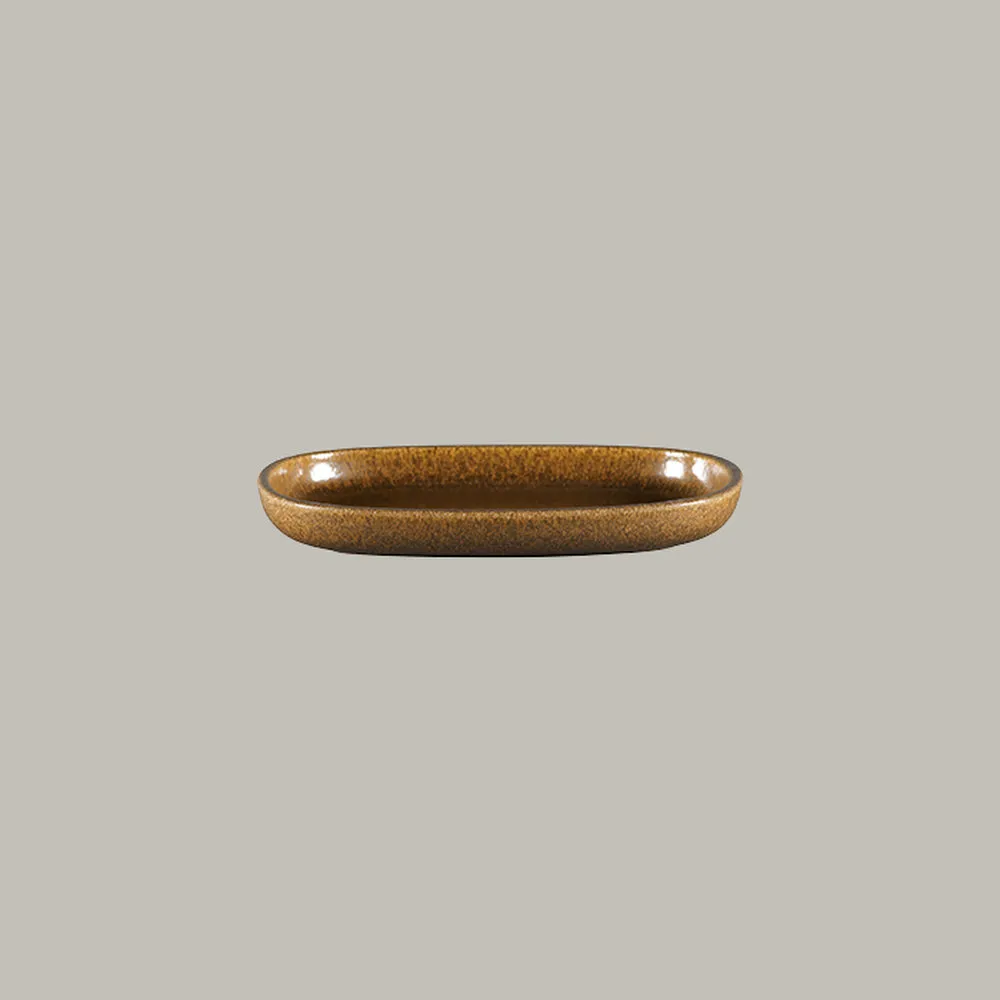 RAK Platte oval - rust Serie: Ease L 23 cm / W 15 cm / Ht. 3.1 cm