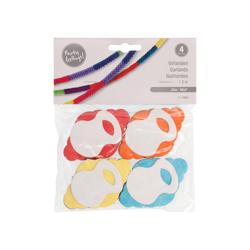 Papstar Girlanden, Papier 2 m "Boa - Mini"