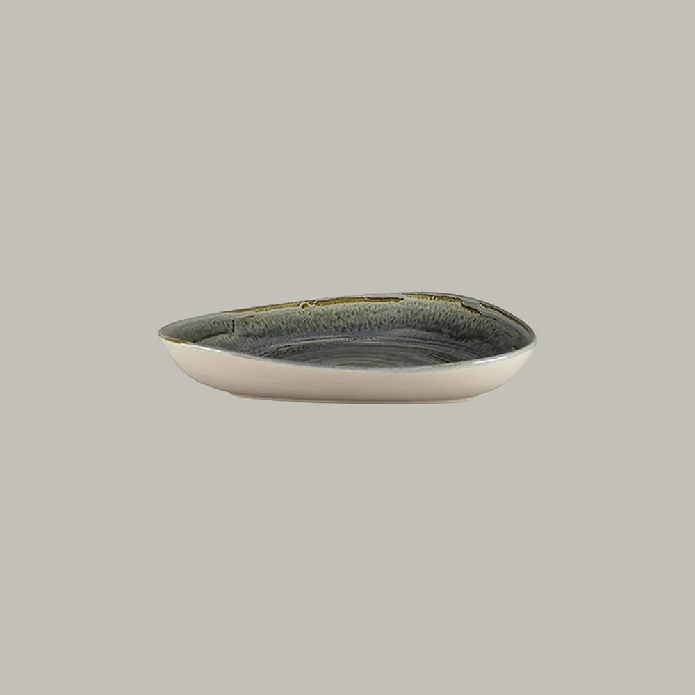 RAK Teller tief organisch - peridot Serie: Spot L 23.8 cm / W 19.6 cm / Ht. 4.4