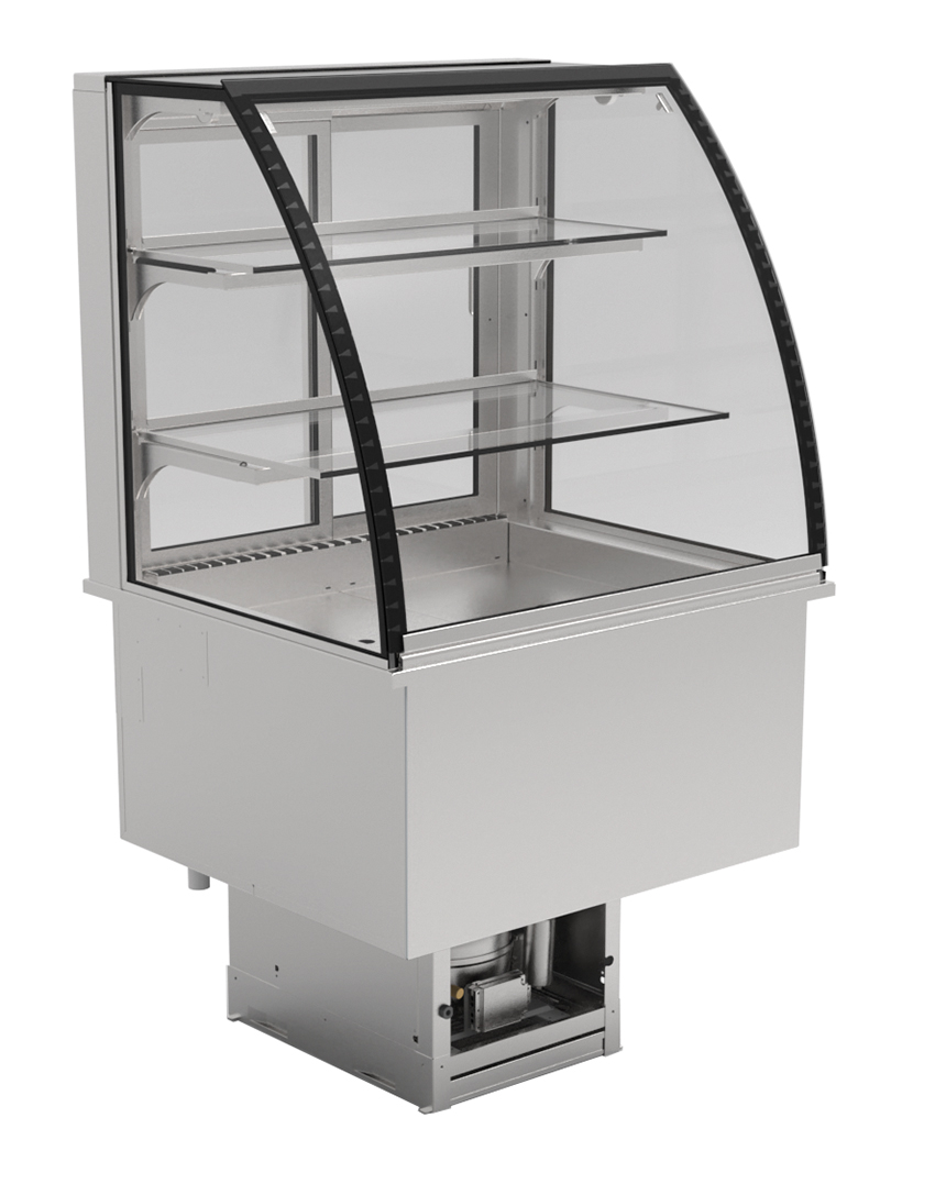 Nordcap Einbaukühlvitrine GLR 80-7