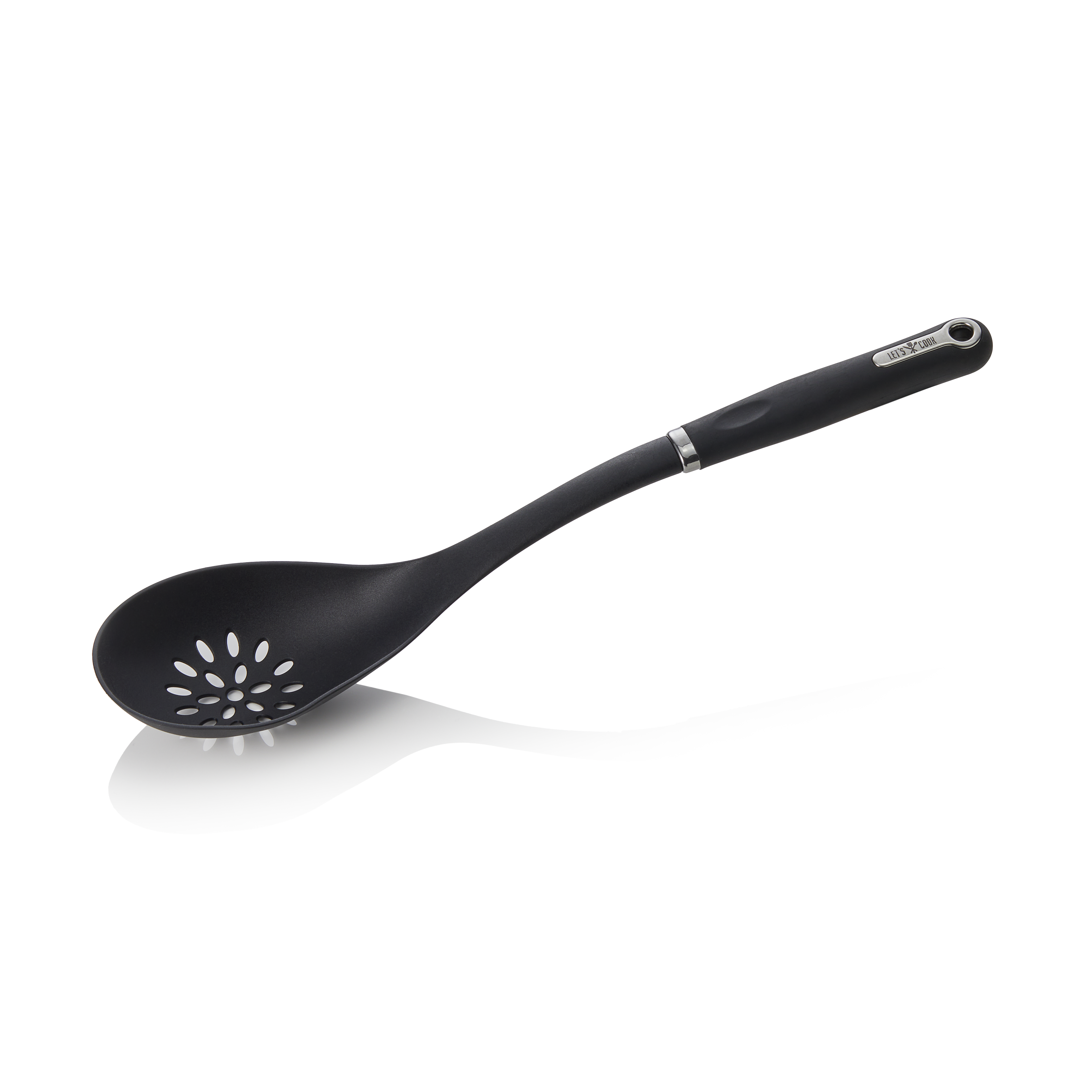 WAS Servierlöffel LET´S COOK, perforiert, 36 cm, Nylon, Gummi