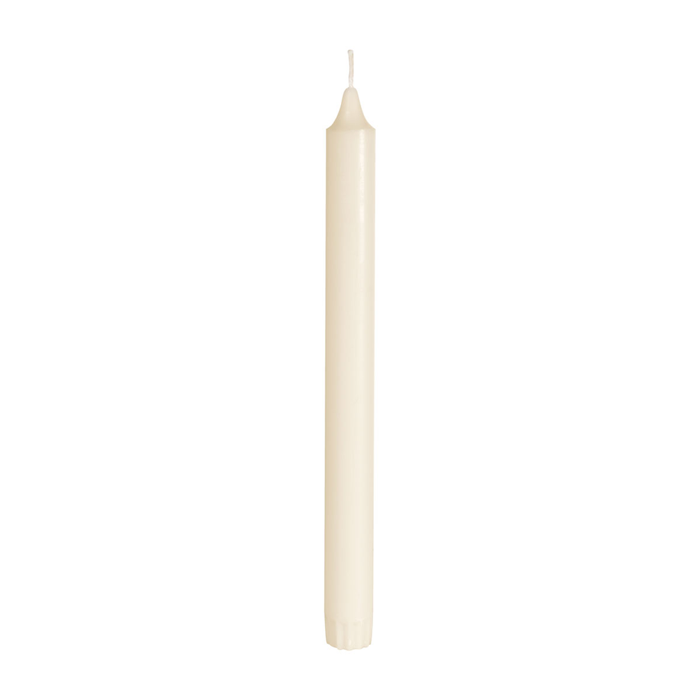 Duni Kronenkerzen 100% Stearin, 9h 250 x 22 mm cream