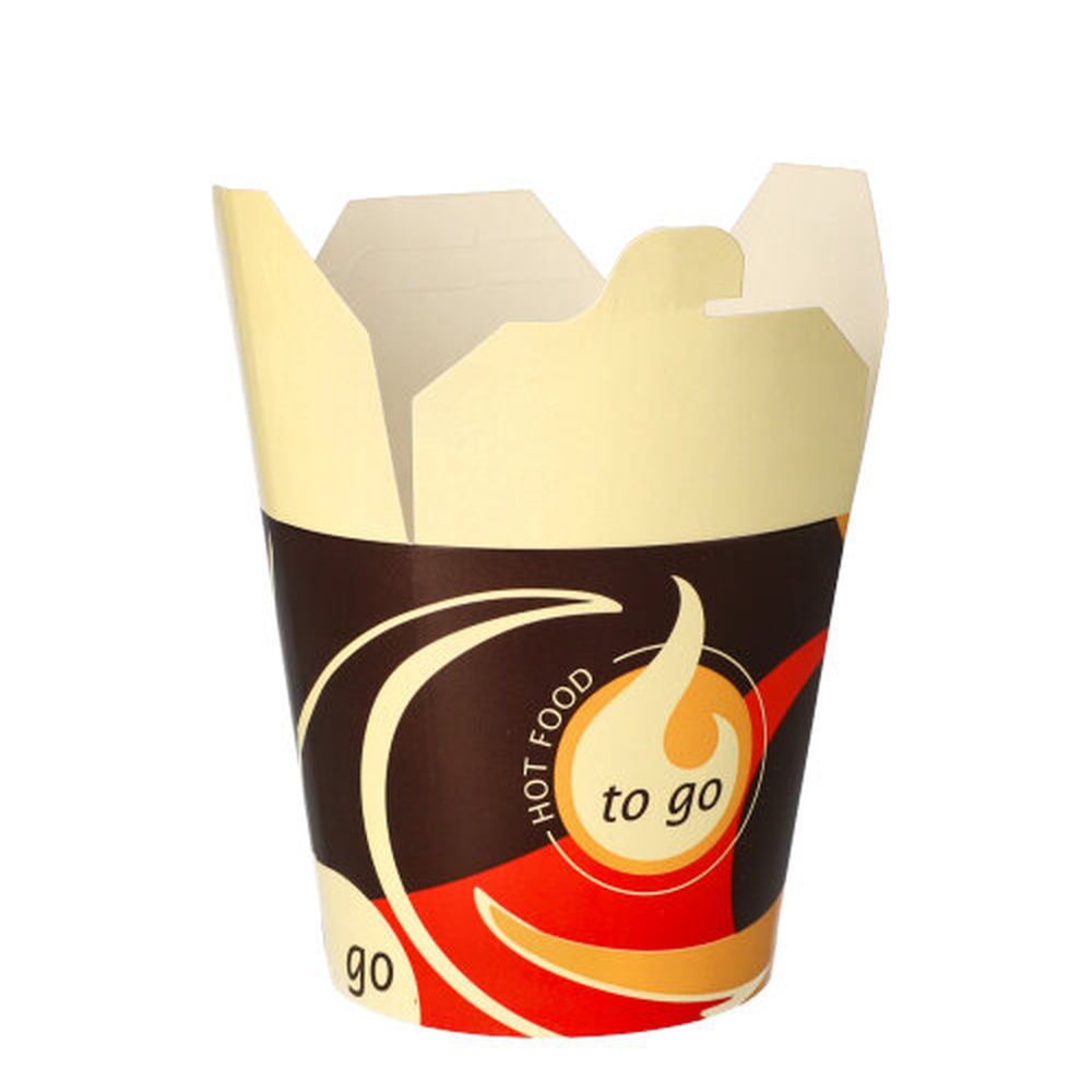 Papstar Snackboxen "To Go" rund 750 ml 10,1 cm x 10 cm x 9,1 cm