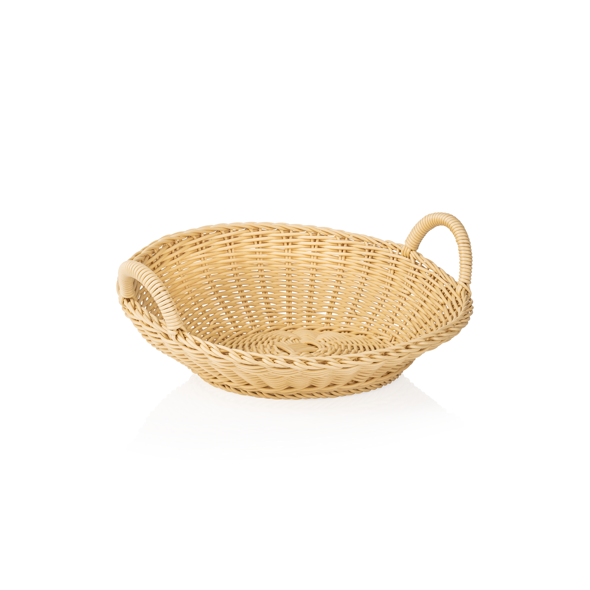WAS Brötchenschütte mit Griff WEAVER PRO Systemkörbe, Ø 36,5 cm, Höhe 12/6,5 cm,