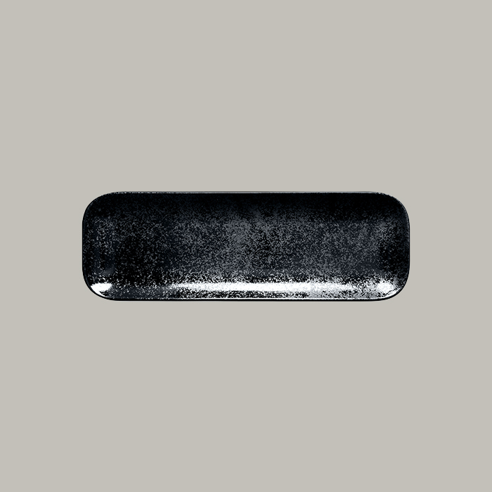 RAK Platte rechteckig  Serie: Karbon L 33.2 cm / W 10.8 cm / Ht. 1.8 cm