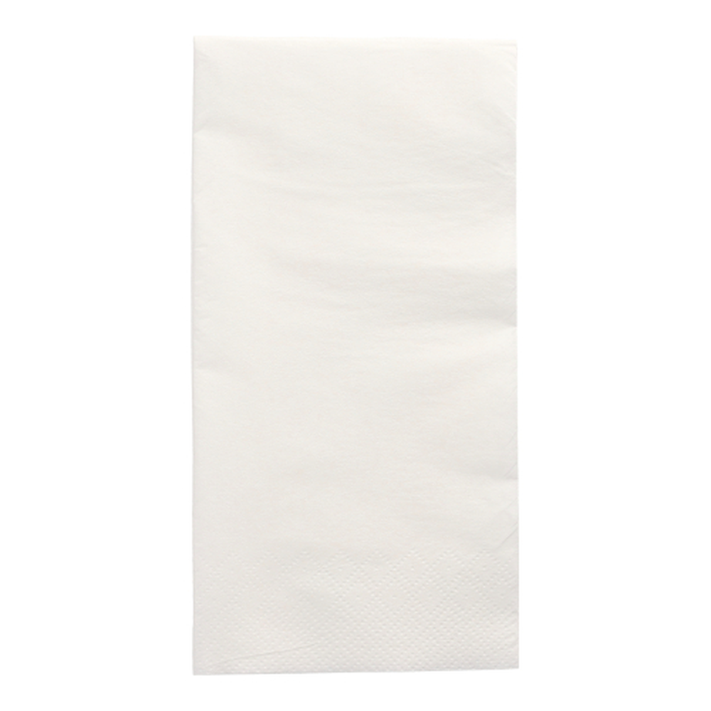 Papstar Servietten, 2-lagig 1/8-Falz 40 cm x 40 cm weiss
