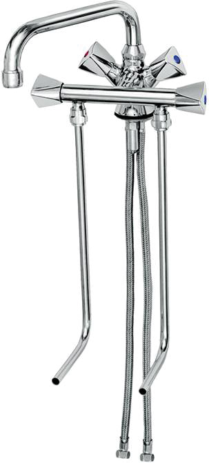 Nordcap  Mischbatterie Hochdruck, 2 Becken
