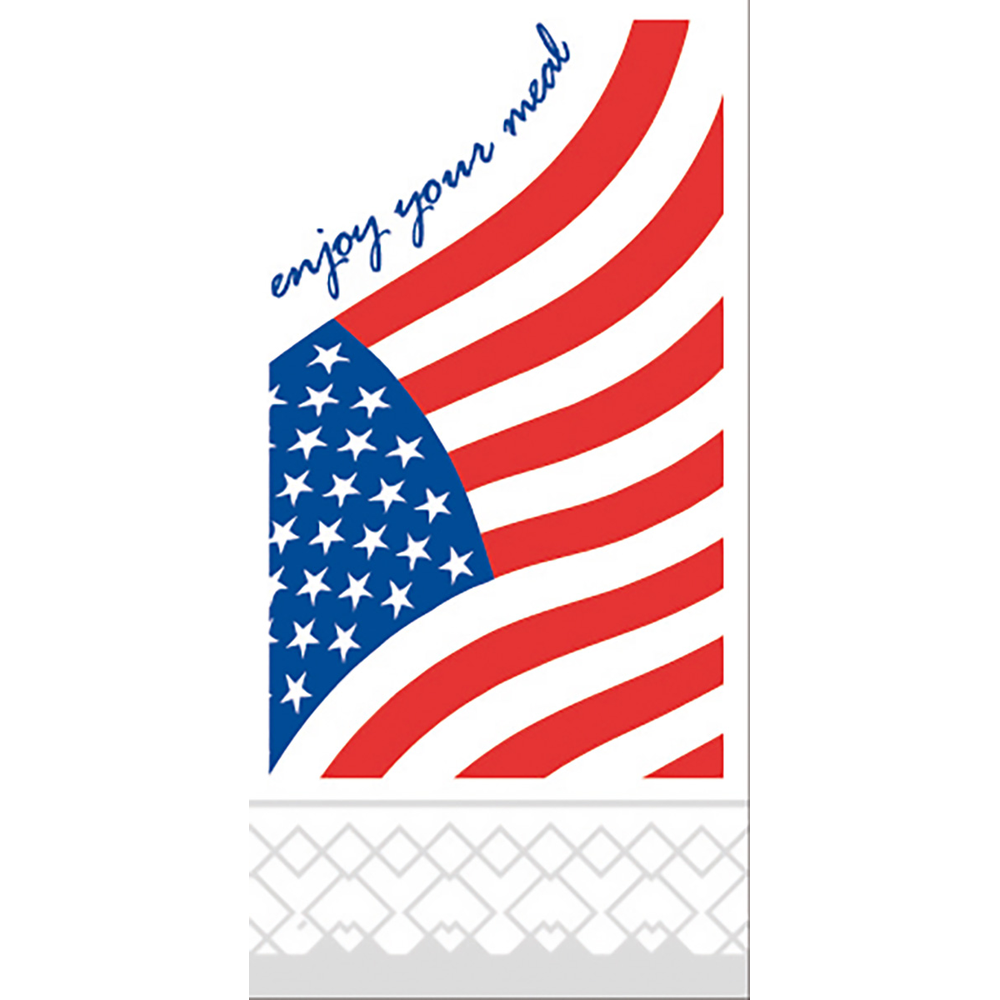 Mank Serviette USA 40 x 40 cm 1/8 Falz