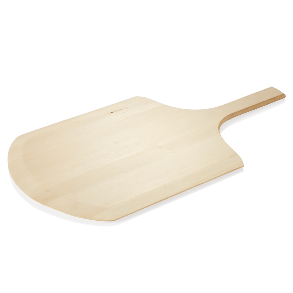 WAS Pizzaschaufel/Flammkuchenbrett, 56 cm, Schaufel 35 x 30 cm, Holz