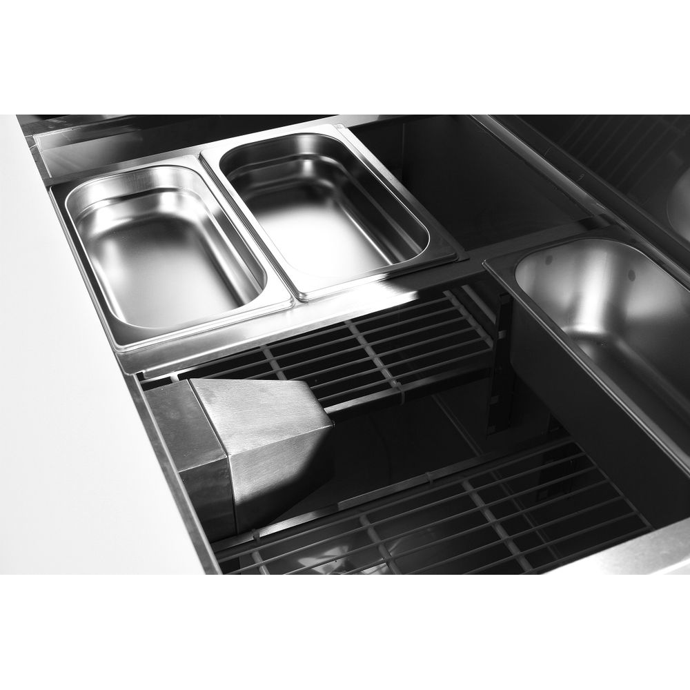 Hendi Saladette, zweitürig 300L, Arktic, 230V/310W, 912x702x(H)1205mm