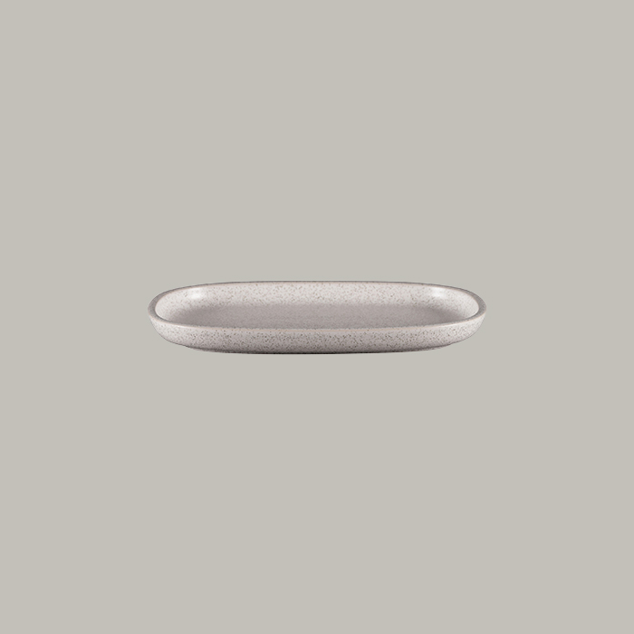 RAK Platte oval - clay  Serie: Ease L 26.1 cm / W 18 cm / Ht. 2.5 cm