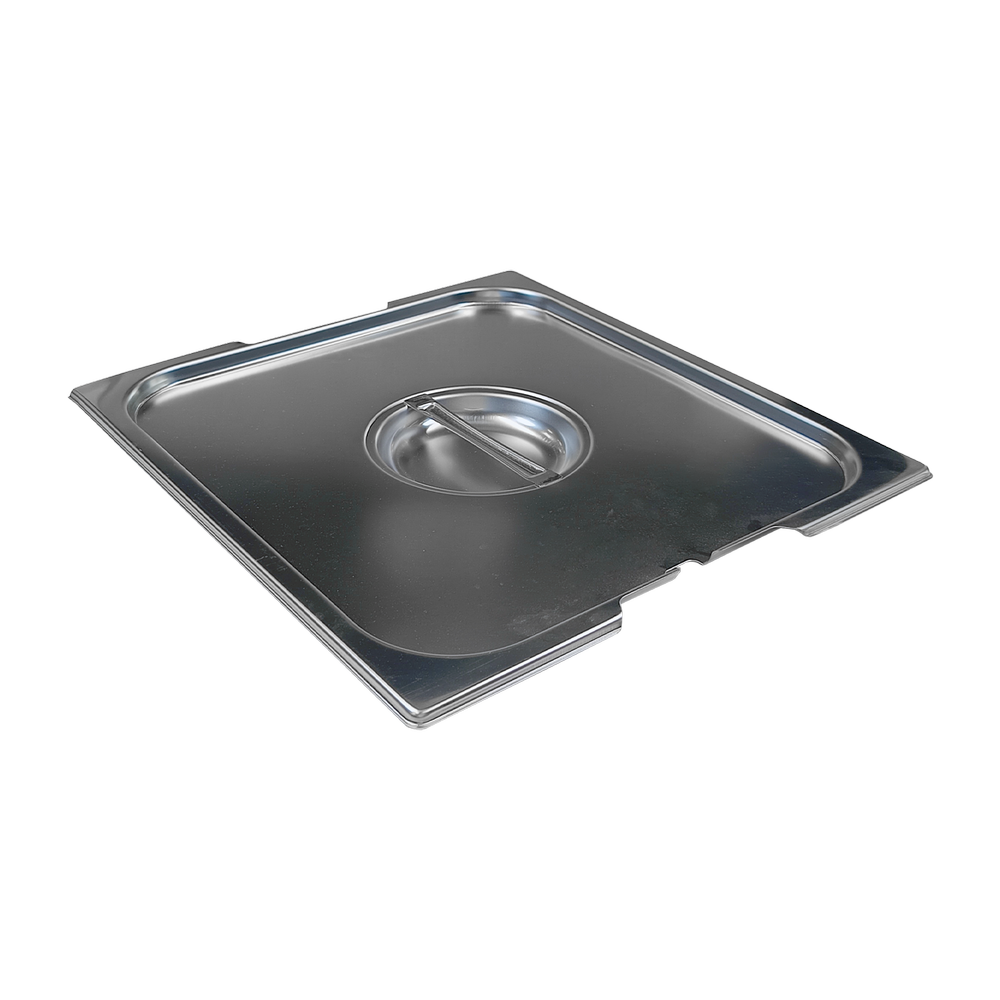 RM Gastro Deckel GN 2/3 Kellenöffnung Fallgriff Edelstahl / REDFOX - VGN 2/3 NU