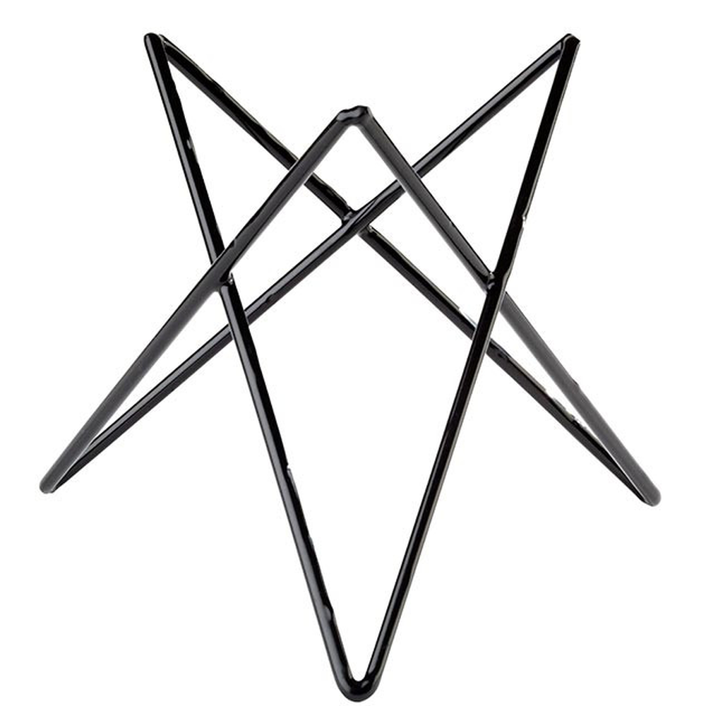 APS Buffet-Ständer -PRISMA- Ø 26 cm, H: 20 cm , Metall, schwarz ummantelt