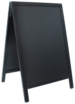 Contacto Doppeltafel 85x55cm, schwarz