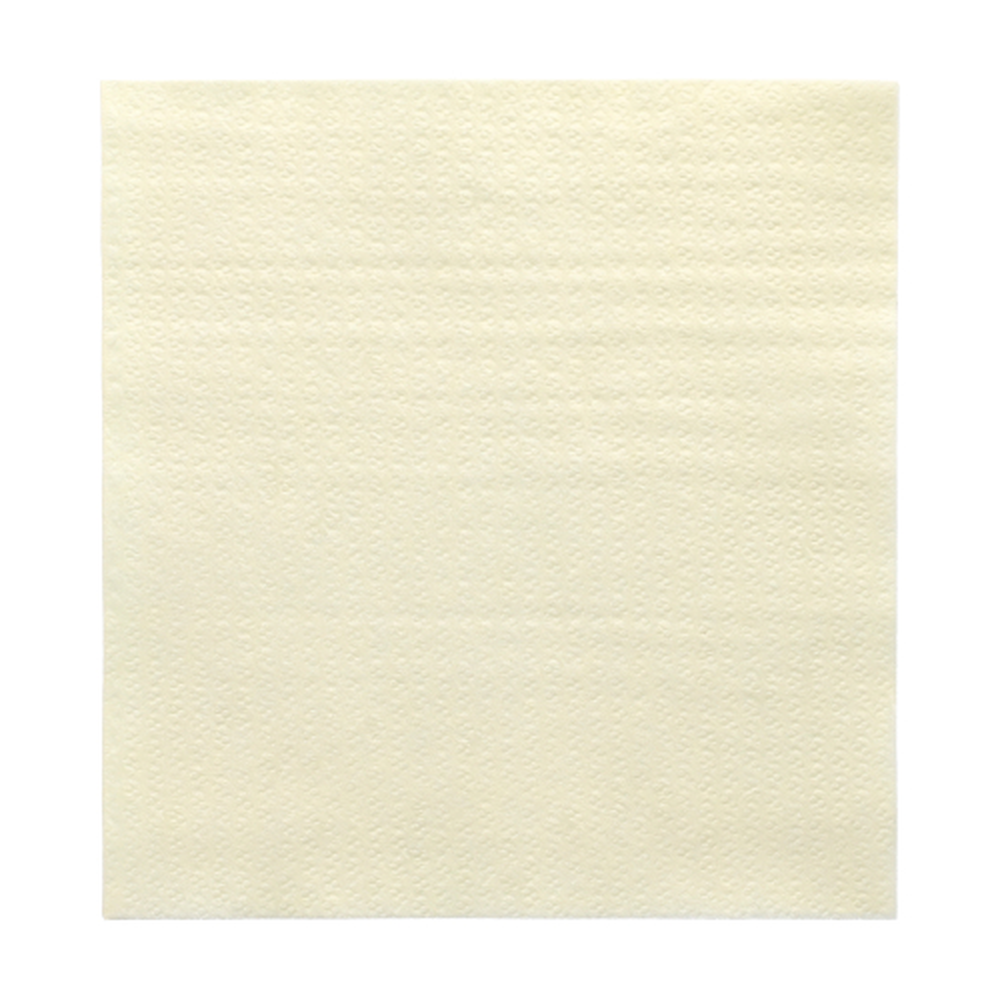 Papstar Servietten, 1-lagig 1/4-Falz 33 cm x 33 cm creme