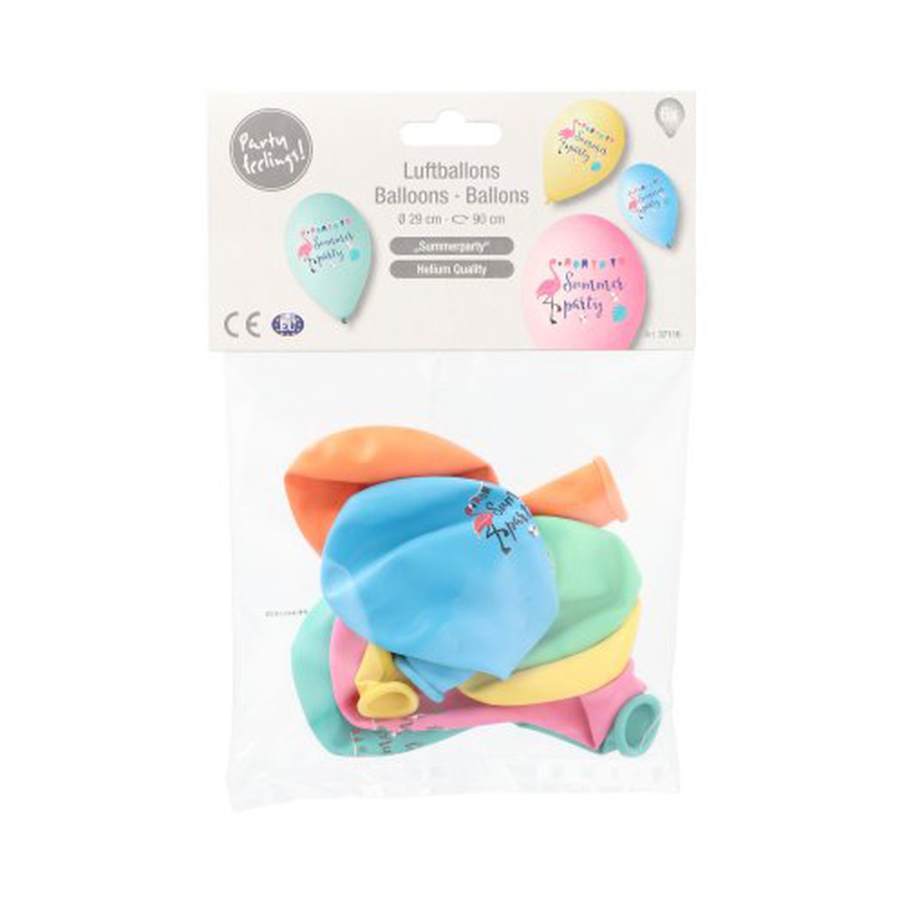 Papstar Luftballons Ø 29 cm farbig sortiert "Summerparty"