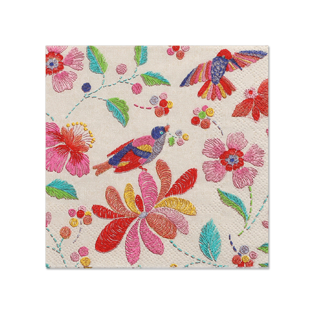 Papstar Servietten, 3-lagig 1/4-Falz 25 cm x 25 cm "Brasil"