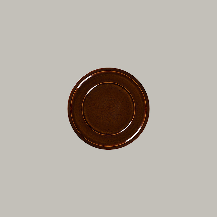 RAK Teller flach mit Rand - honey  Serie: Ease Ø 20.2 cm / Ht. 2.1 cm
