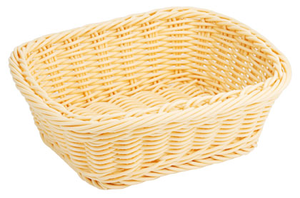 Contacto Polyrattan-Korb, eckig 23 cm