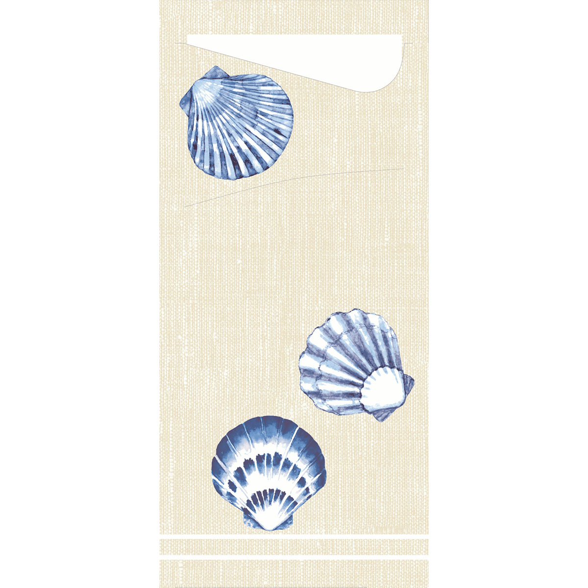 Duni Sacchetto Zelltuch 190 x 85 mm Tide