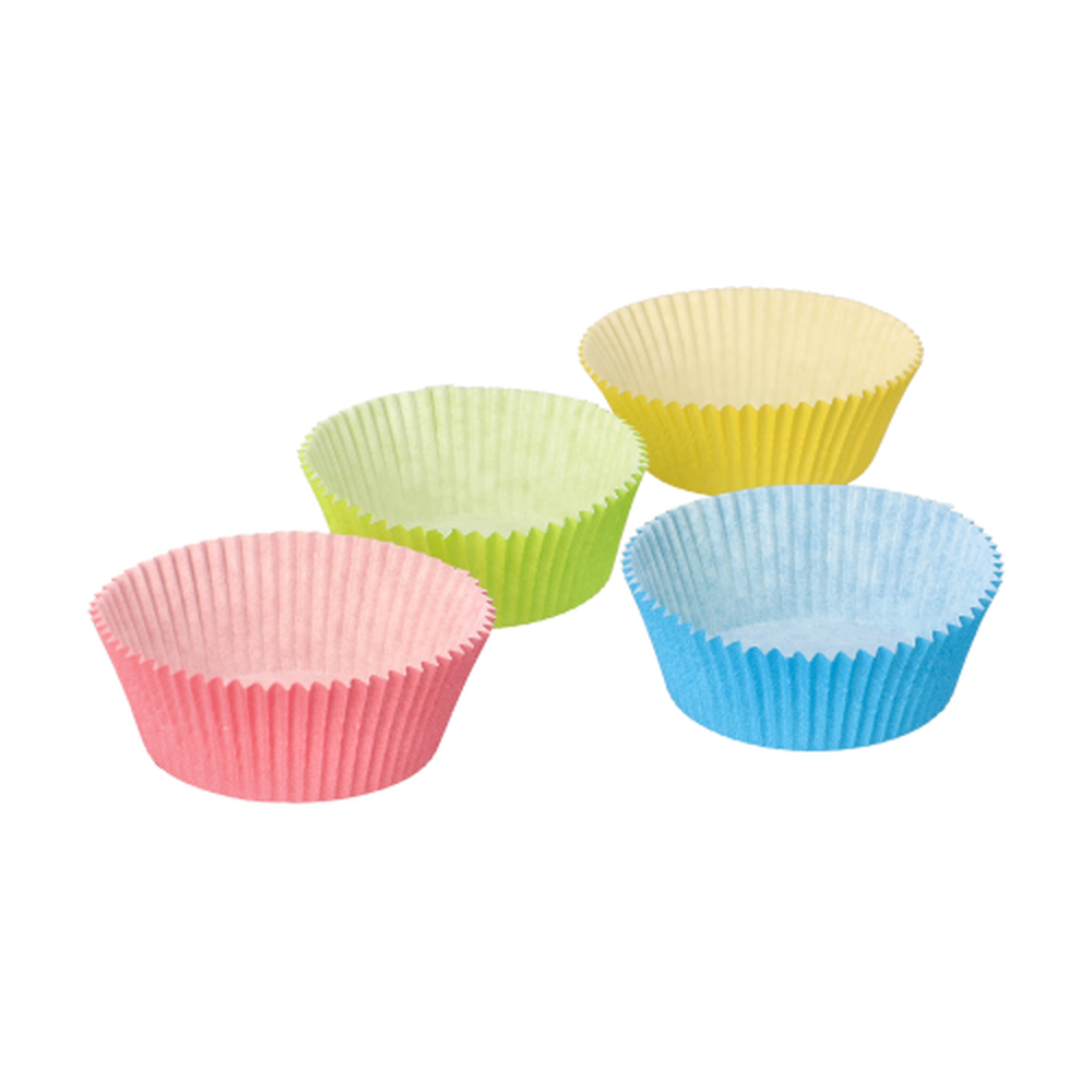 Papstar Backförmchen Ø 5 cm · 2,5 cm farbig sortiert