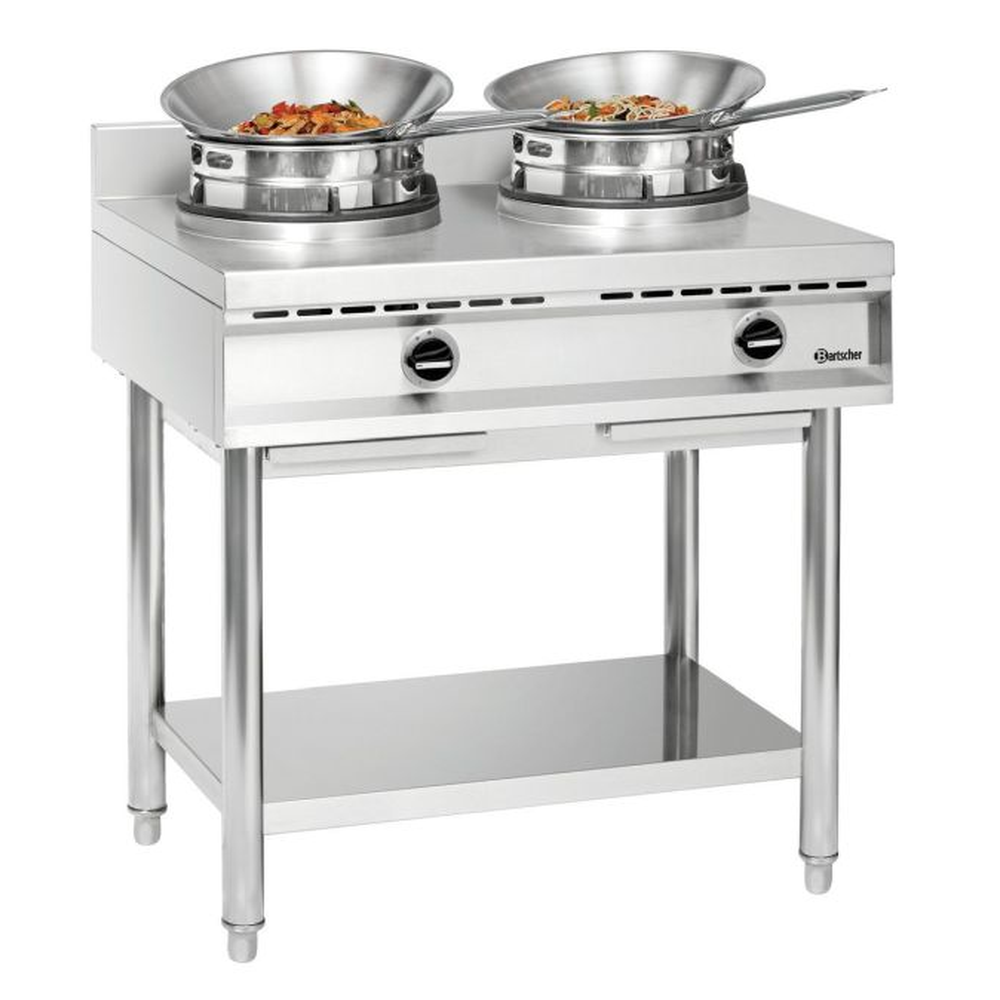 Bartscher Wok-Herd, 2 Brenner