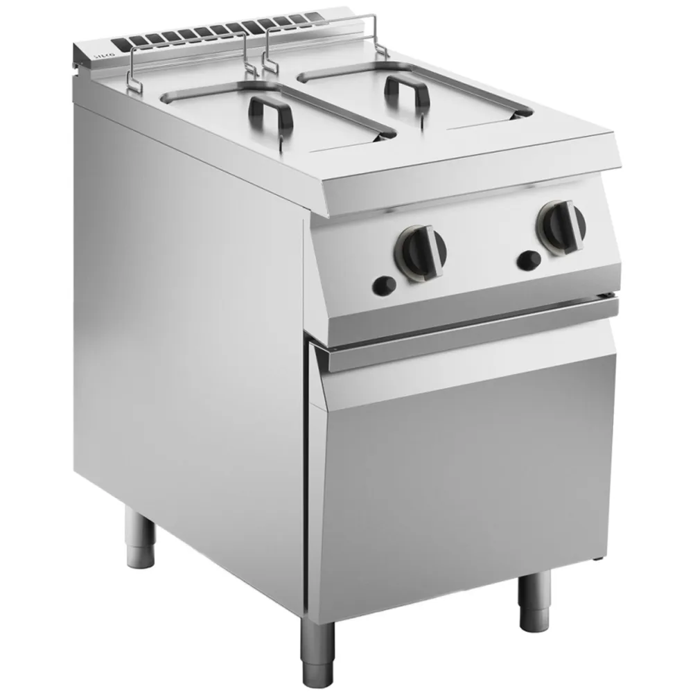 KBS Gas-Fritteuse 2 Becken 10 L Standgerät 20kW