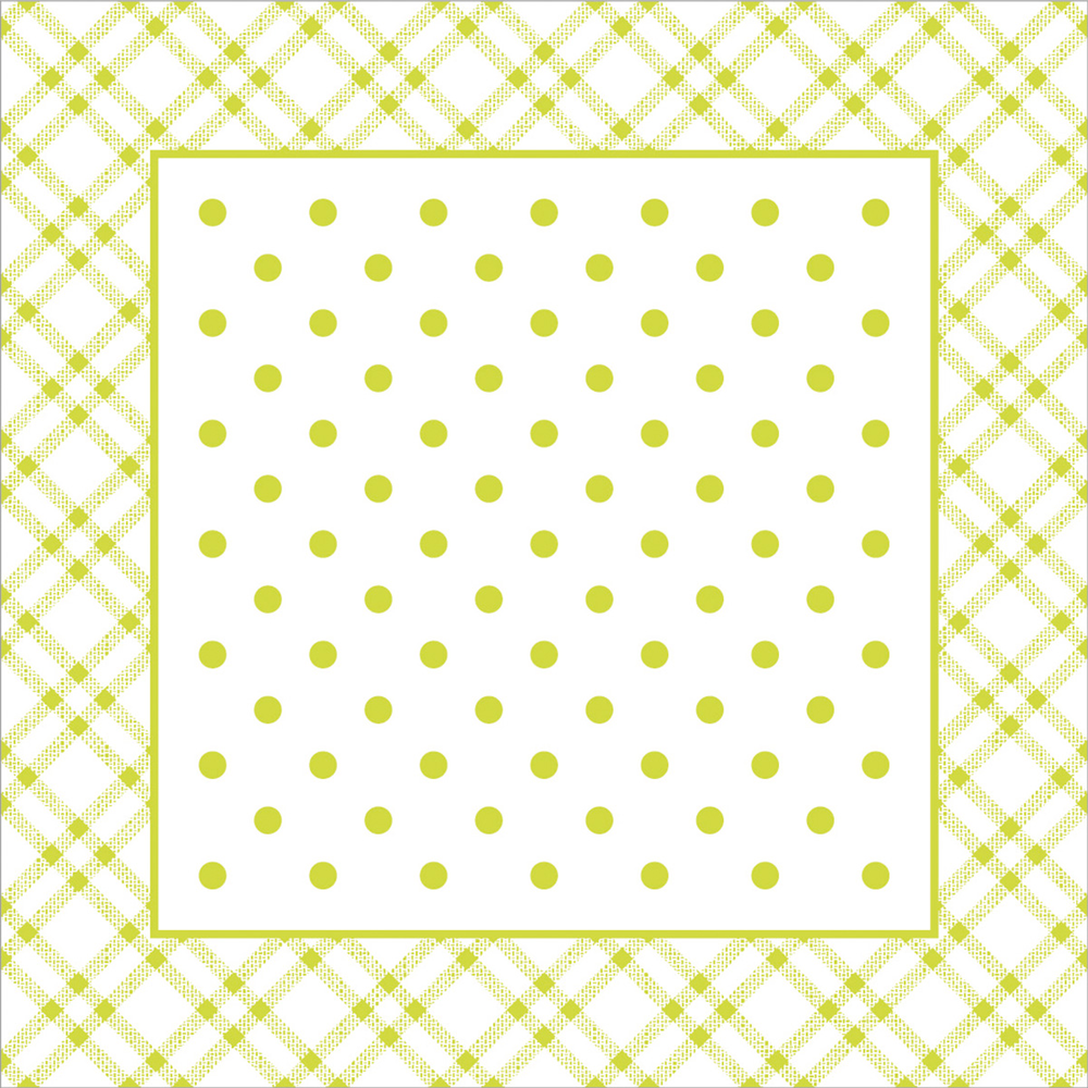Mank Deckchen Antonia lime 95 x 95 mm