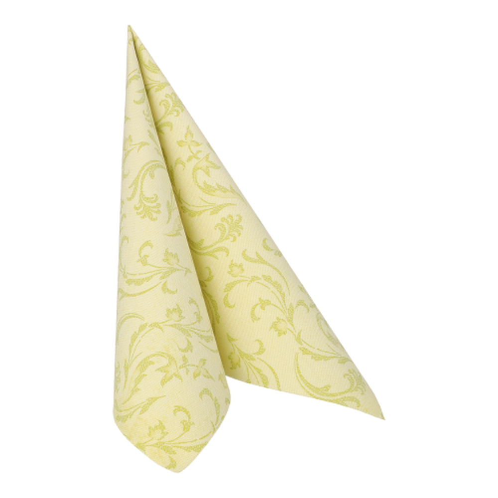 PAPSTAR Servietten ROYAL Collection 1/4-Falz 40 cm x 40 cm limonengrün Da
