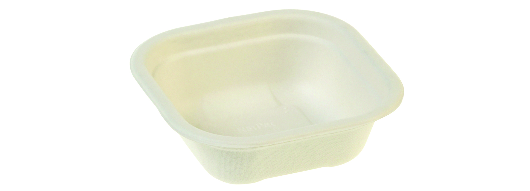 Pacovis Schale 240 ml quadratisch, Naturesse 130x130x42mm