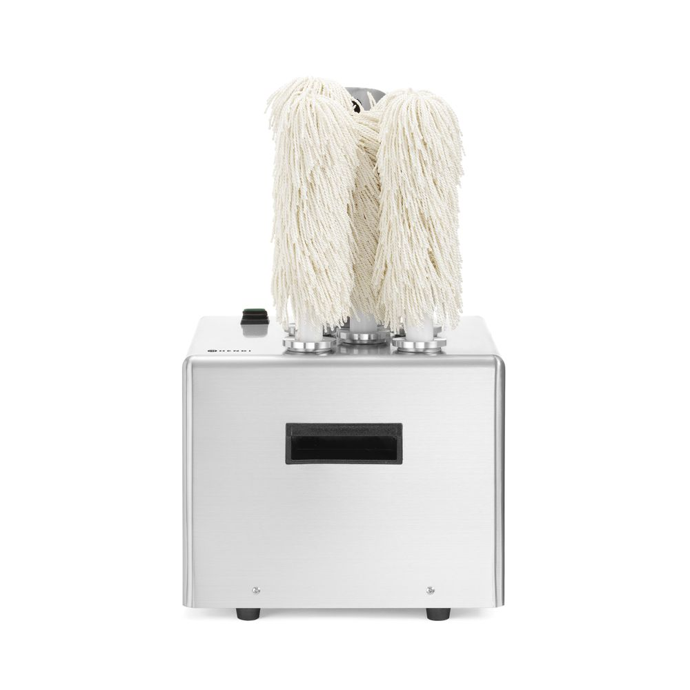 Rotating brush, Mop dryer, Stainless steel, Mikro-Text Putzgerät, Reinigungsgerät