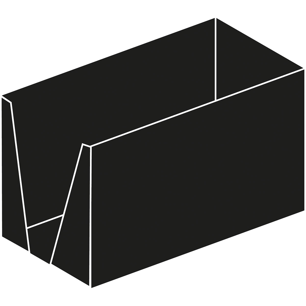 Mank Spender schwarz 17x27x15 cm