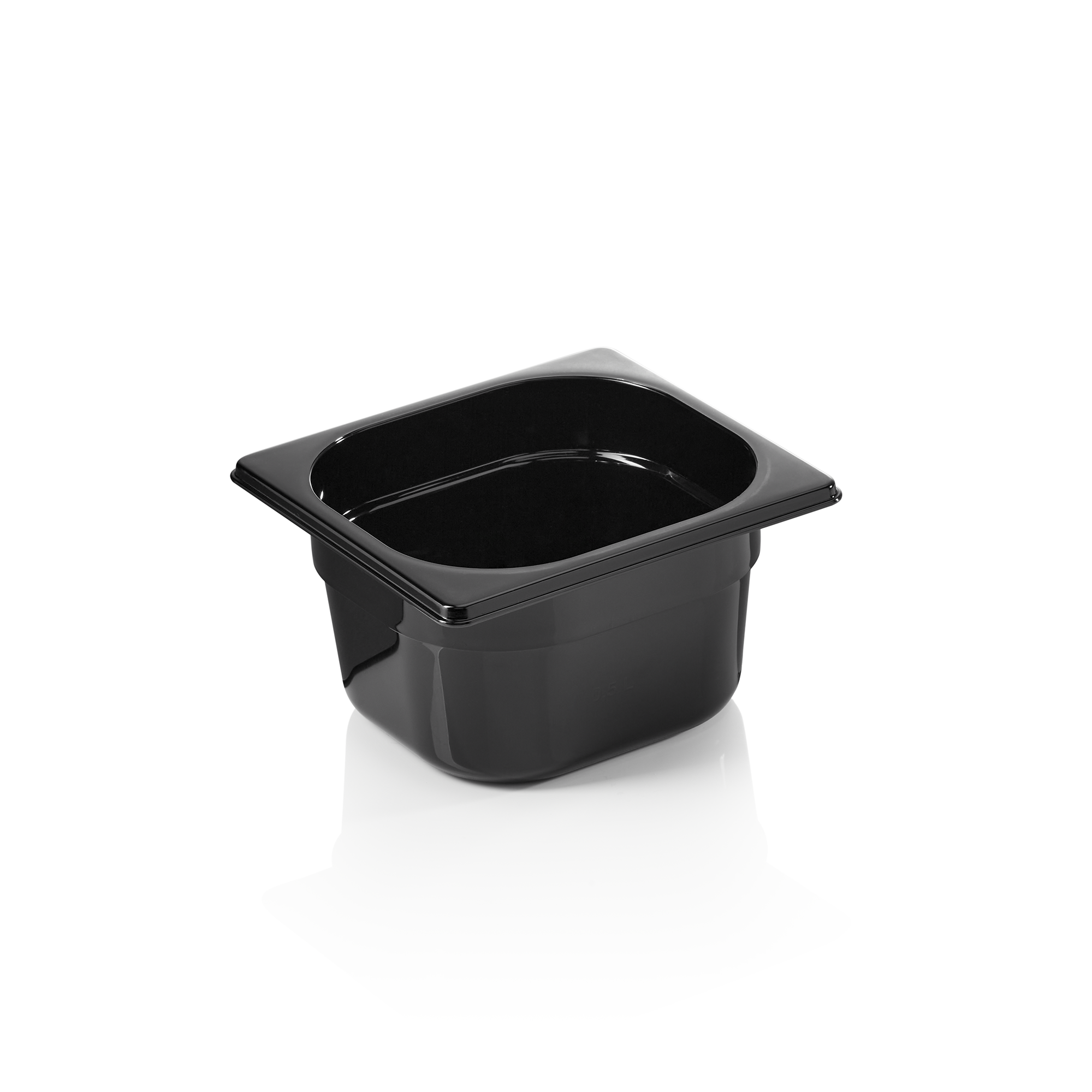 WAS GN Behälter GN 96 BLACK 1/6-100 mm, schwarz, Polycarbonat