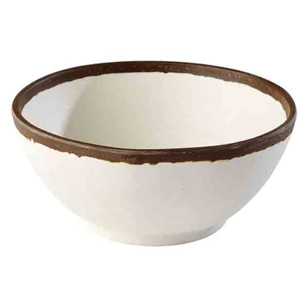 APS Schale -CROCKER- Ø 16 cm, H: 7 cm, 0,7 Liter , Melamin, creme