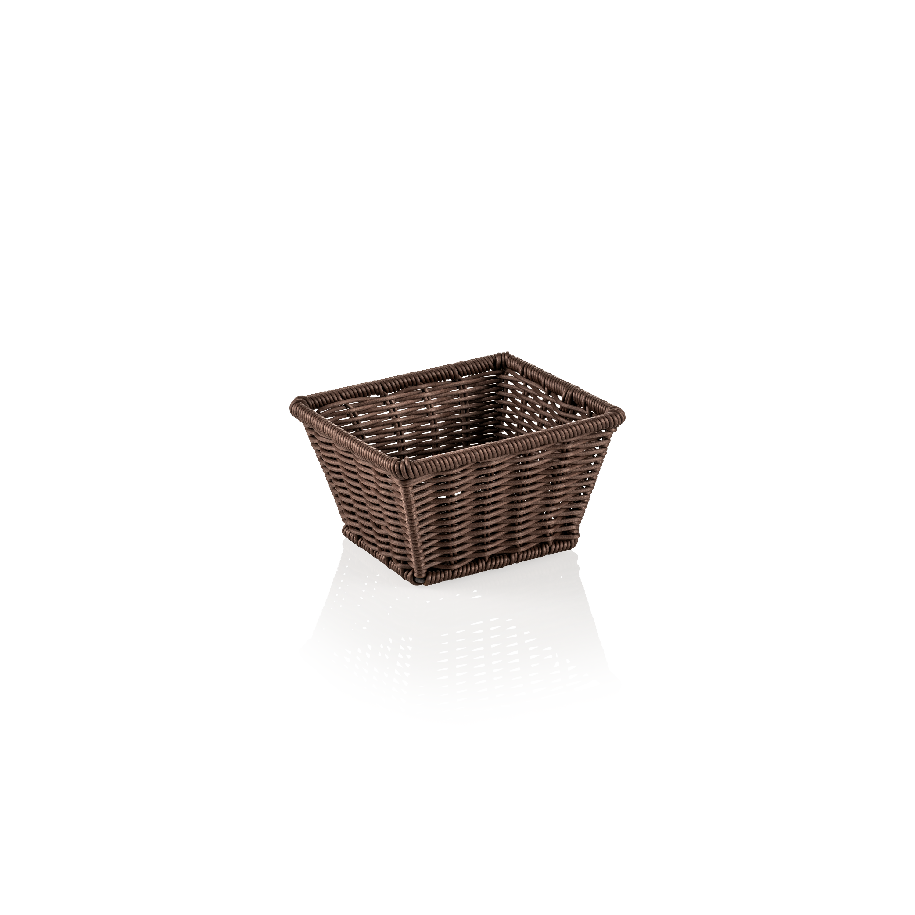WAS GN Korb 1/6 WEAVER PRO GN Körbe, braun, Polypropylen, Chromnickelstahl 18/10