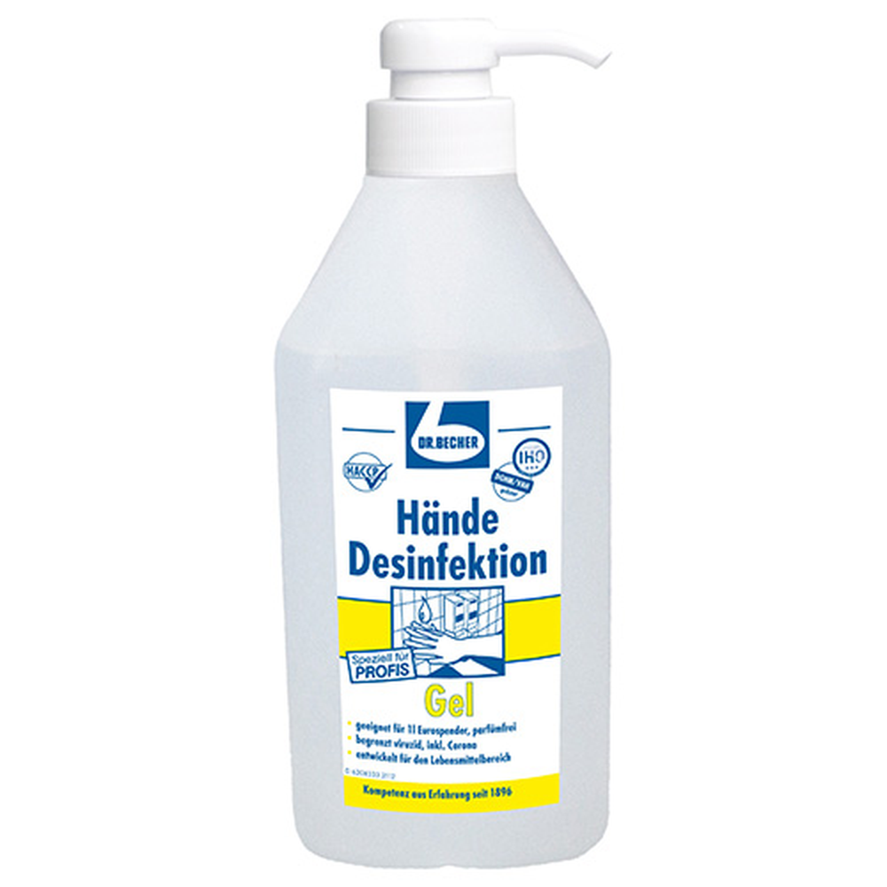 Papstar "Dr. Becher" Hände Desinfektion 1 l Gel