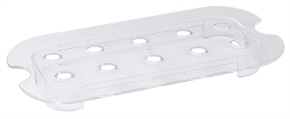 Contacto Einlegeboden GN 1/4, gelocht aus Polycarbonat