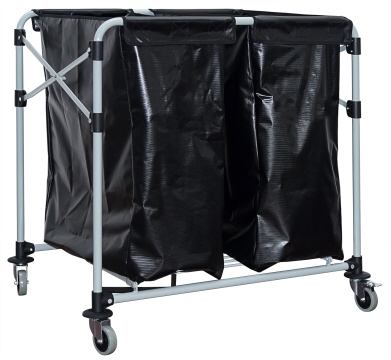 Contacto Wäschesammelwagen 150l doppelt