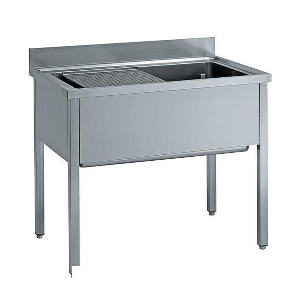 KBS Topfspüle mit Aufkantung B 120cm
