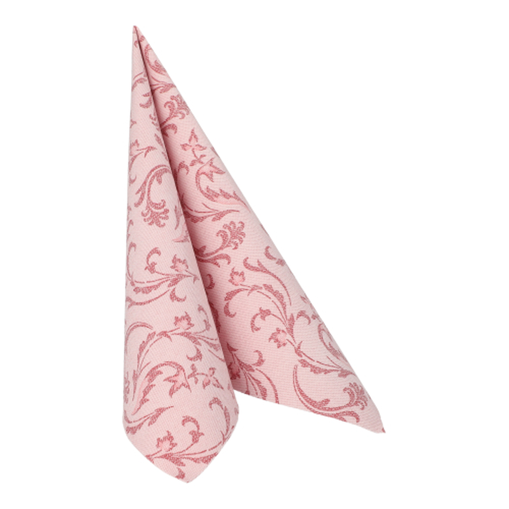 PAPSTAR Servietten ROYAL Collection 1/4-Falz 40 cm x 40 cm bordeaux Damas