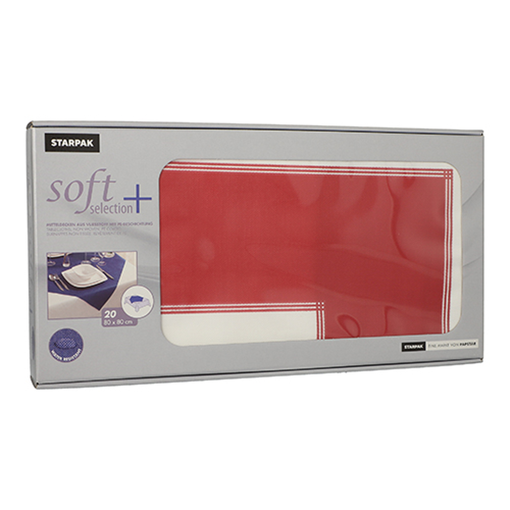 PAPSTAR Mitteldecken, stoffähnlich, Vlies soft selection plus 80 cm x 80 cm