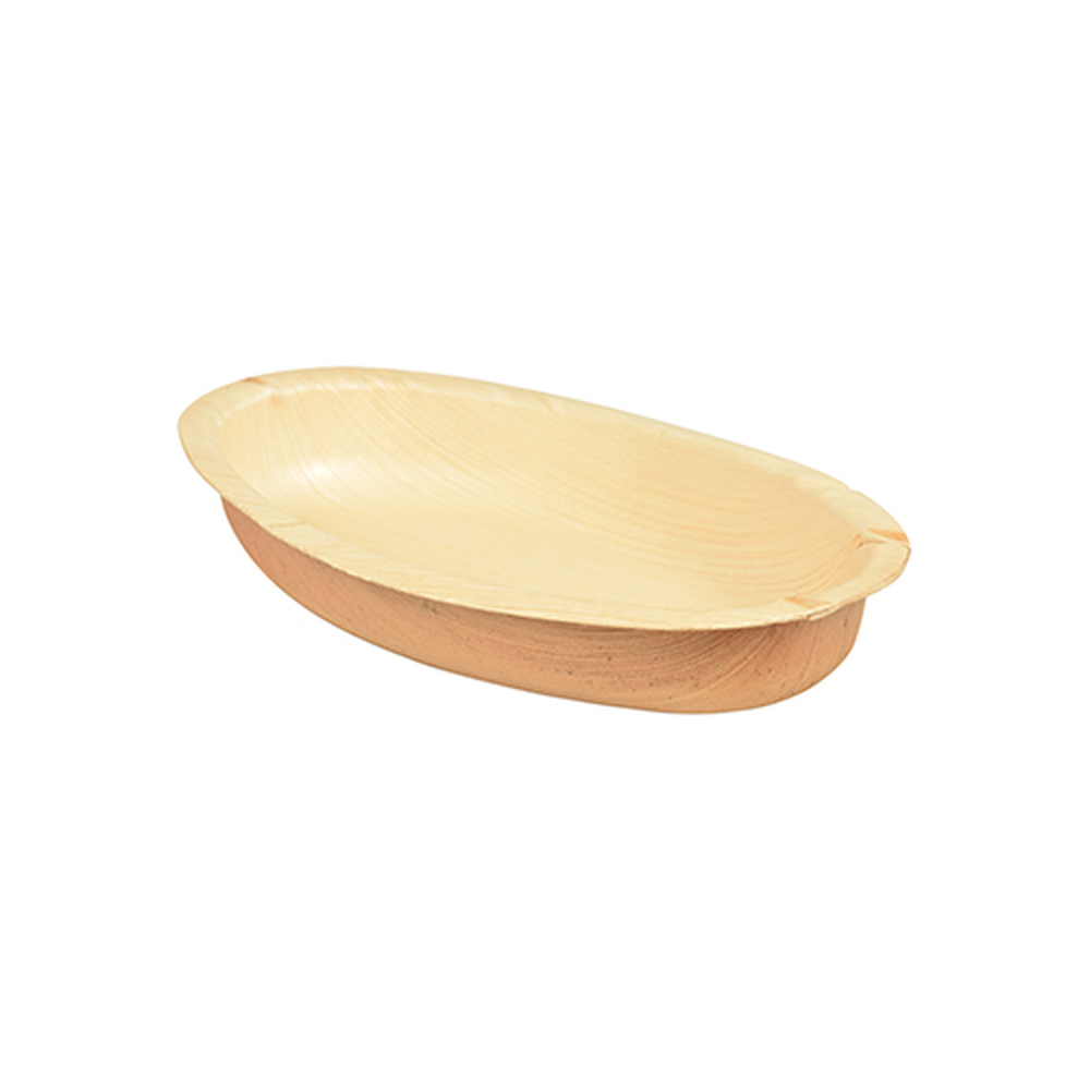 Papstar Schalen, Palmblatt "pure" oval 300 ml 20 cm x 12,5 cm x 3 cm