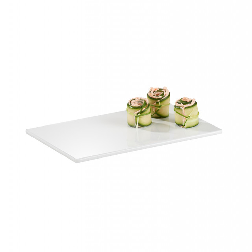 APS GN 1/4 Tablett -ZERO- 26,5 x 16,2 cm, H: 1,5 cm , Melamin, weiß