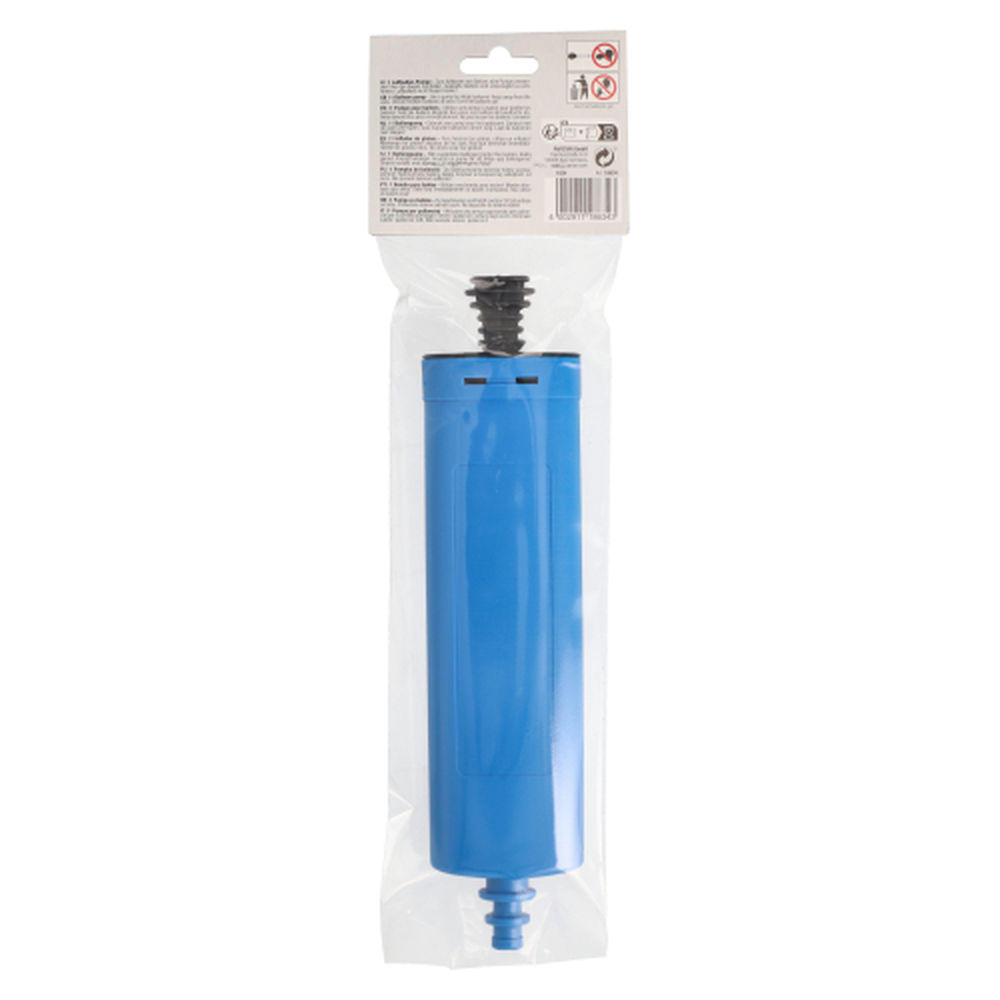 Papstar Pumpe für Luftballons 26 cm x 6 cm farbig sortiert