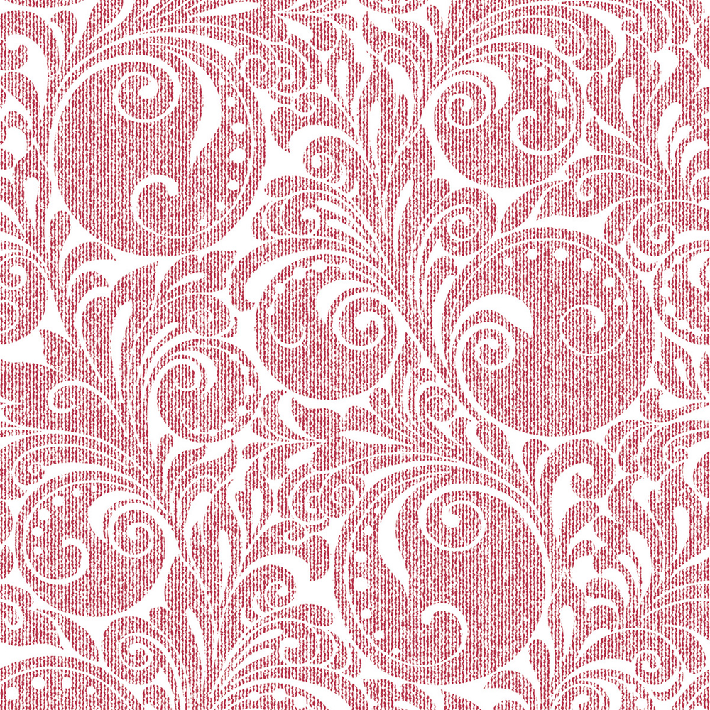 Mank Serviette Jordan weiss-bordeaux 40 x 40 cm 1/4 Falz
