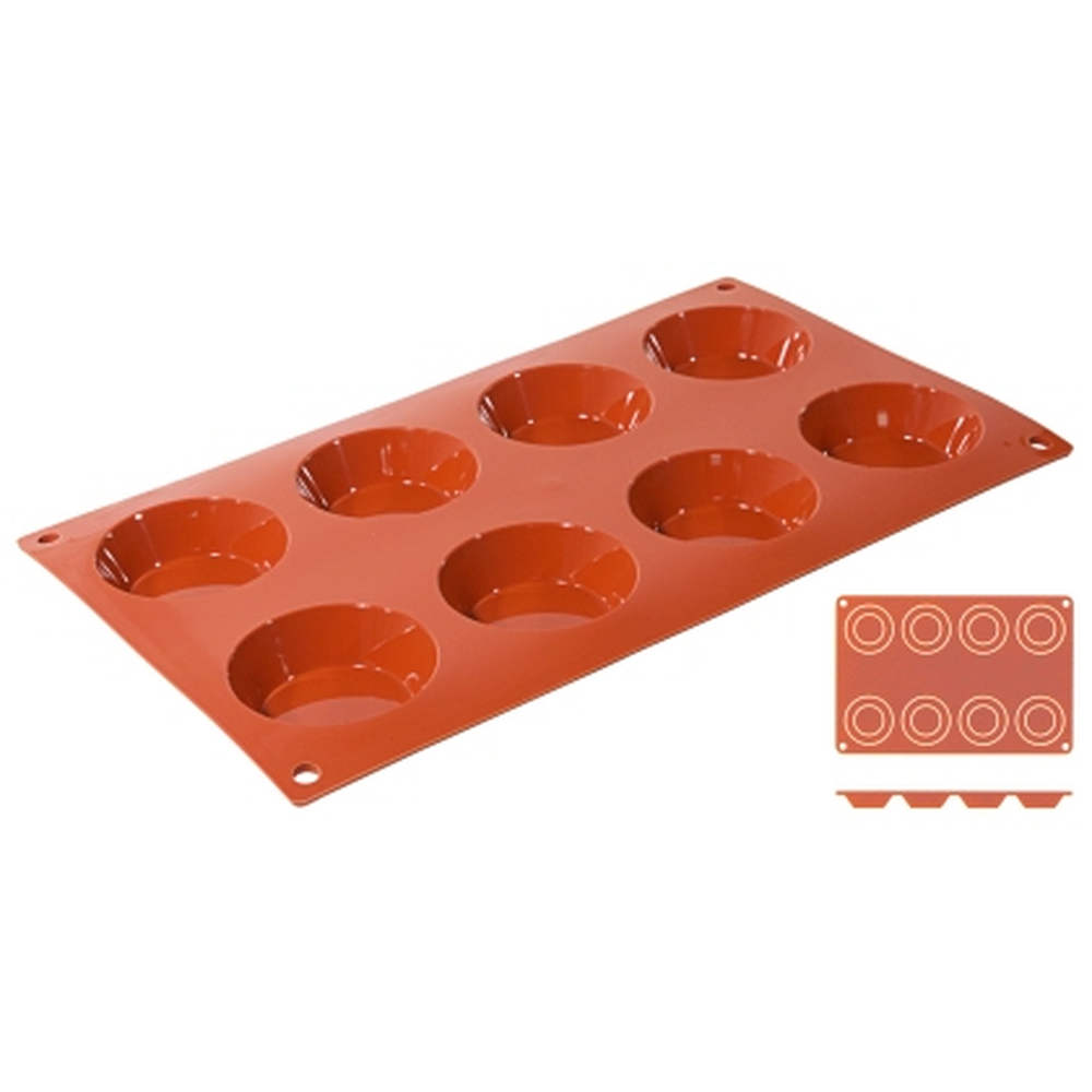 Contacto Silikon-Backmatte Tartelett, 6 cm