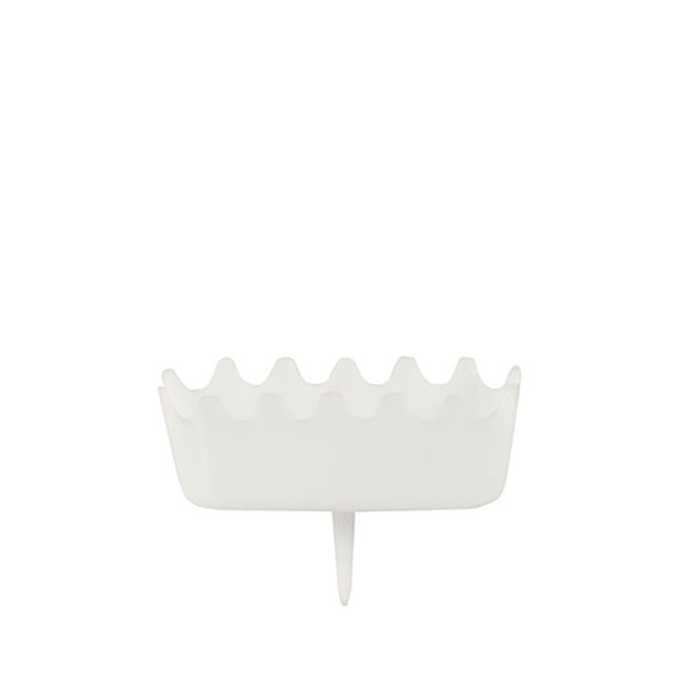 Papstar Halter für Zahlenkerzen 3,8 cm x 4,9 cm x 1,2 cm weiss