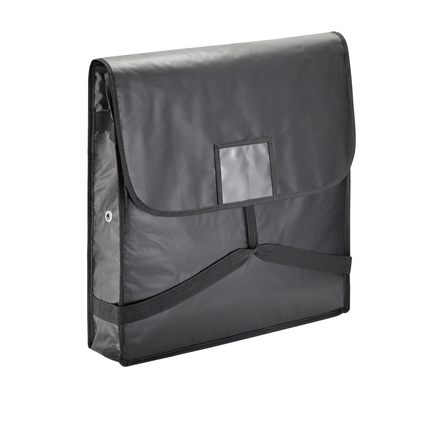 WAS Isoliertasche, für 2 Pizzen, 58 x 58 x 11 cm, schwarz, Kunststoff, Aluminium