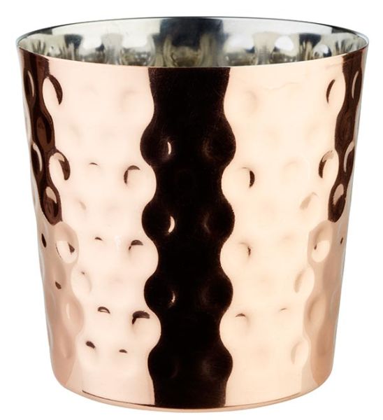 APS Servier-Eimer / -Becher Ø 8,5 cm, H: 8,5 cm , Edelstahl, Kupfer-Look