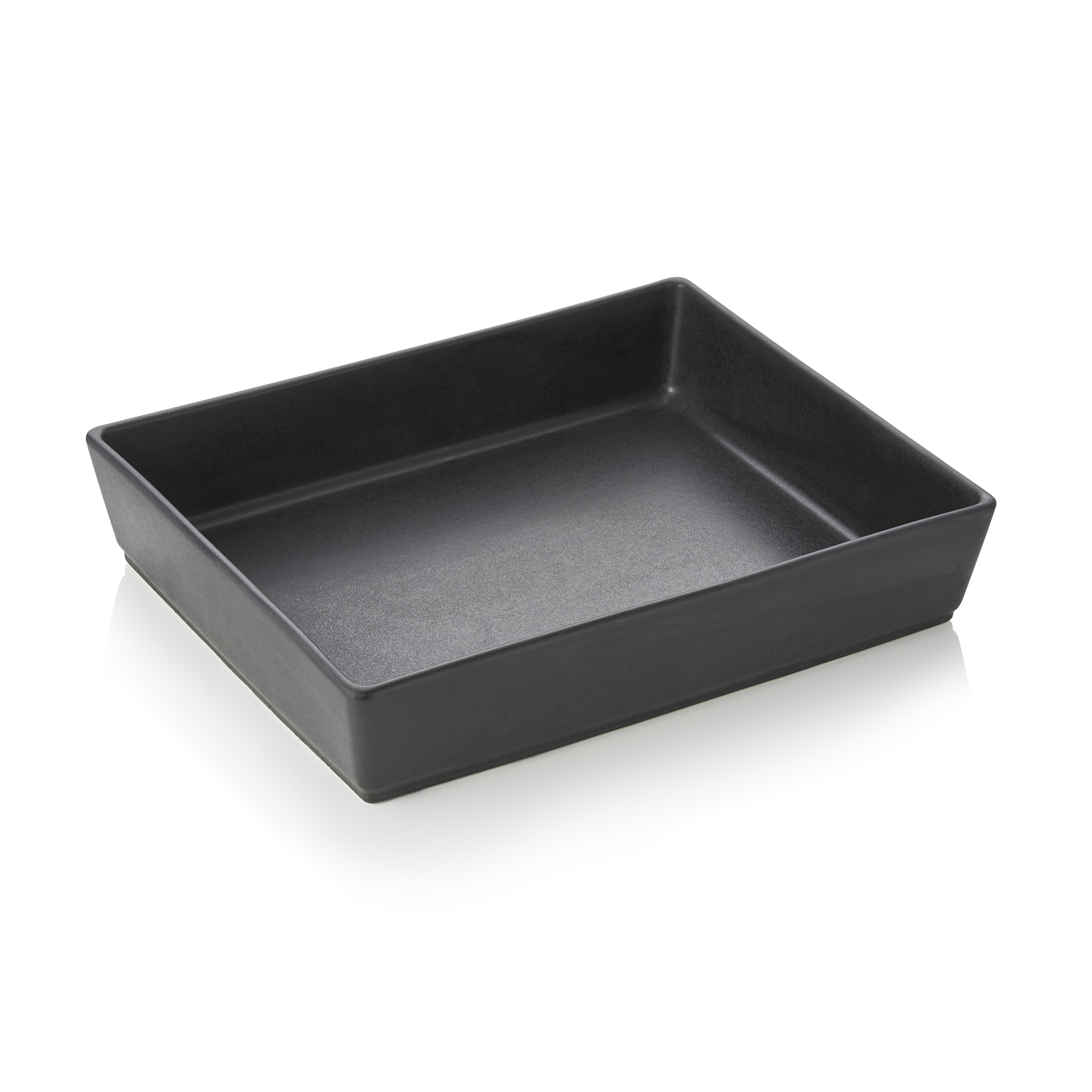 WAS Buffetschale, 32 x 26,5 x 7 cm, schwarz, Porzellan